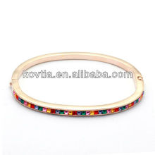 Bracelet en or d&#39;arc-en-ciel pour la promotion des femmes Bracelet arc-en-ciel